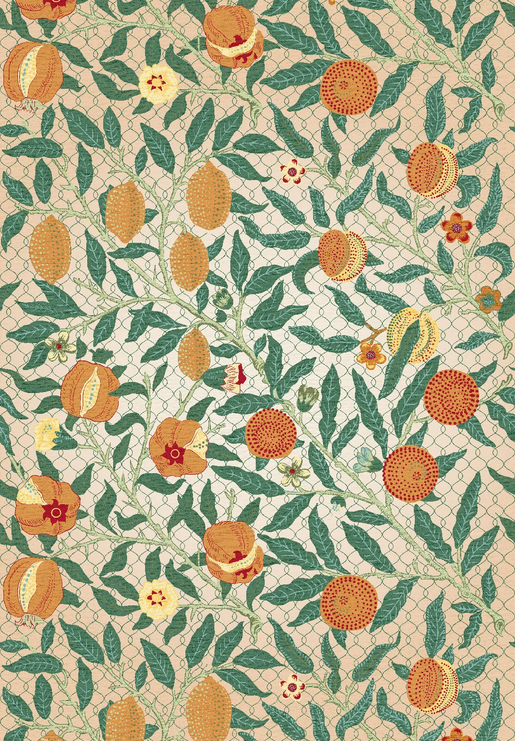 Wilton-tæppe - Cosette (orange/multi)