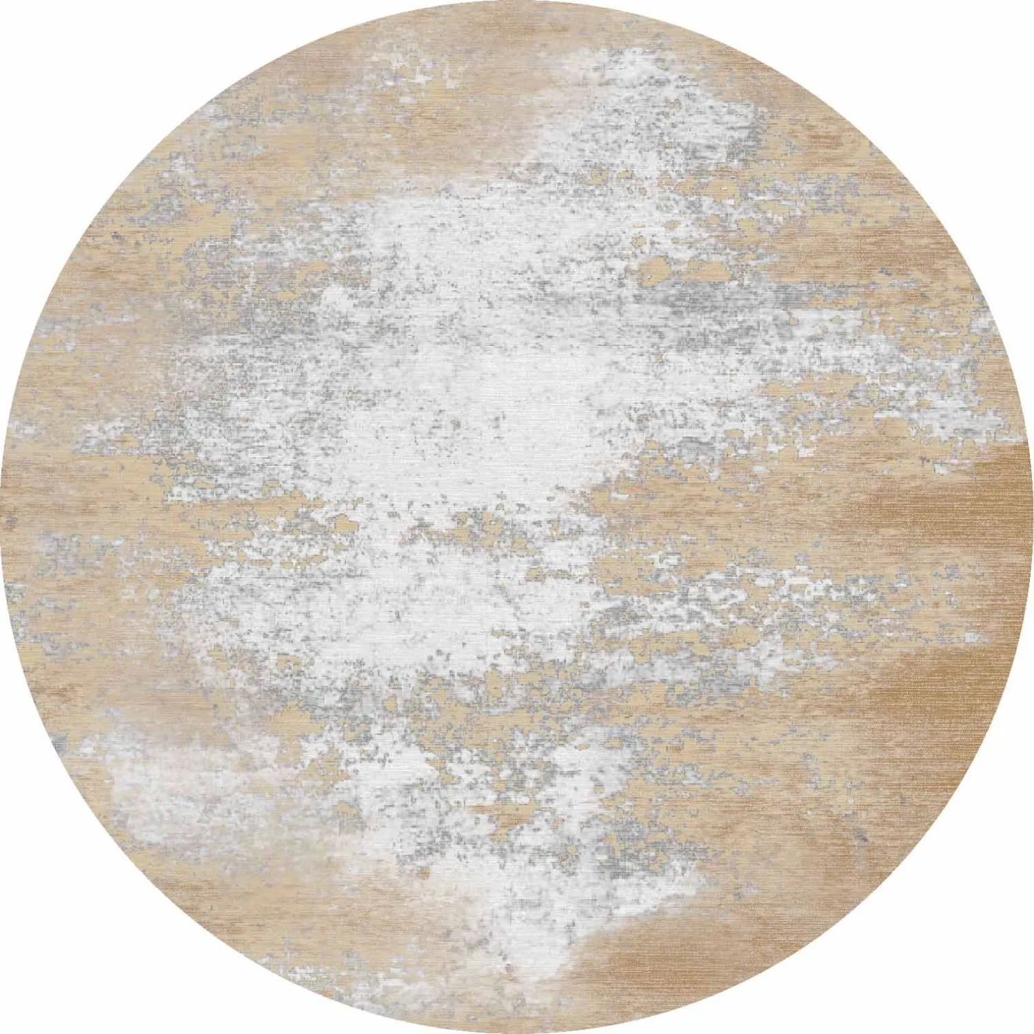 Rundt tæppe - Zarzi (beige)