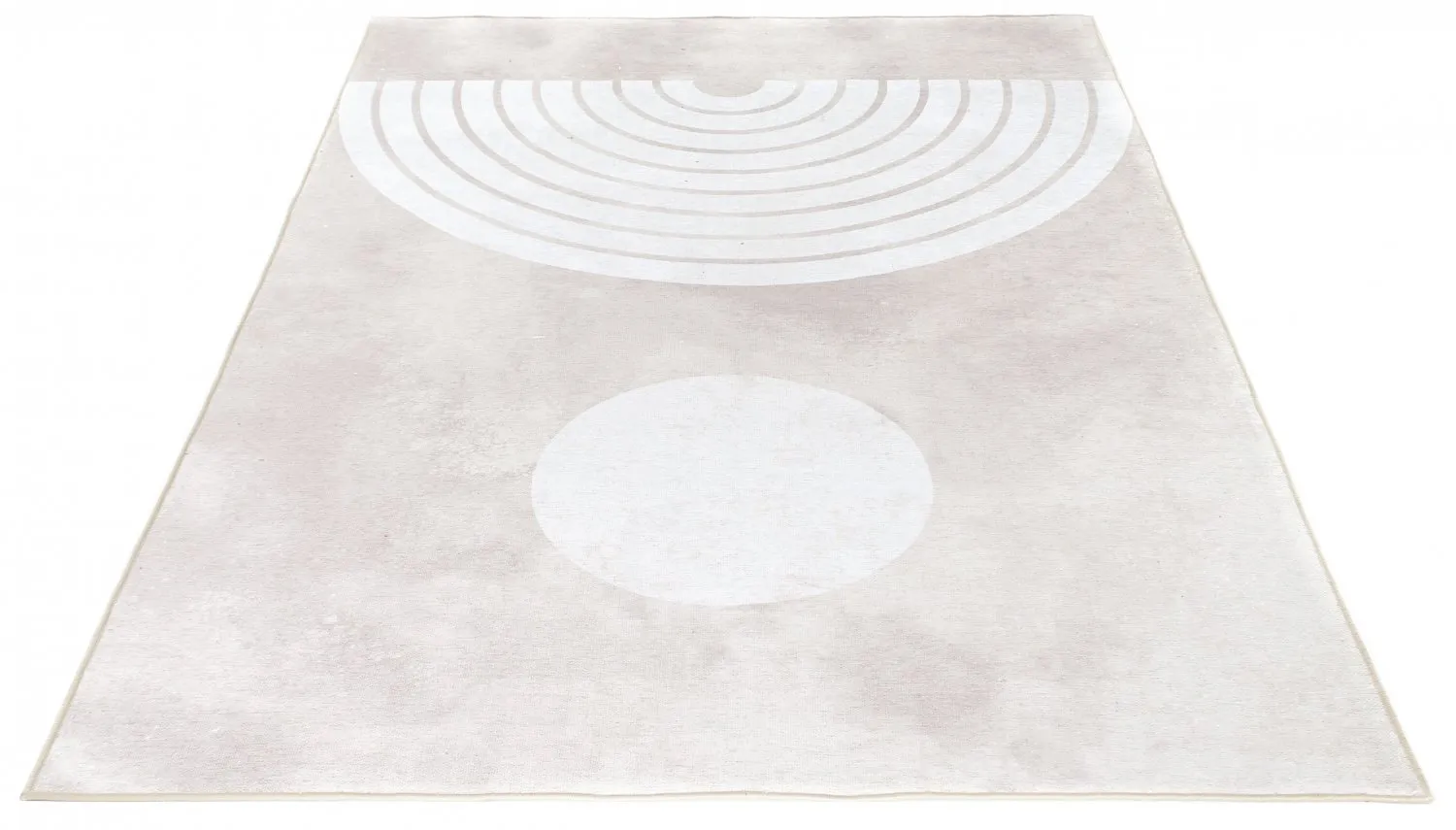 Wilton-tæppe - Dole (beige/hvid)