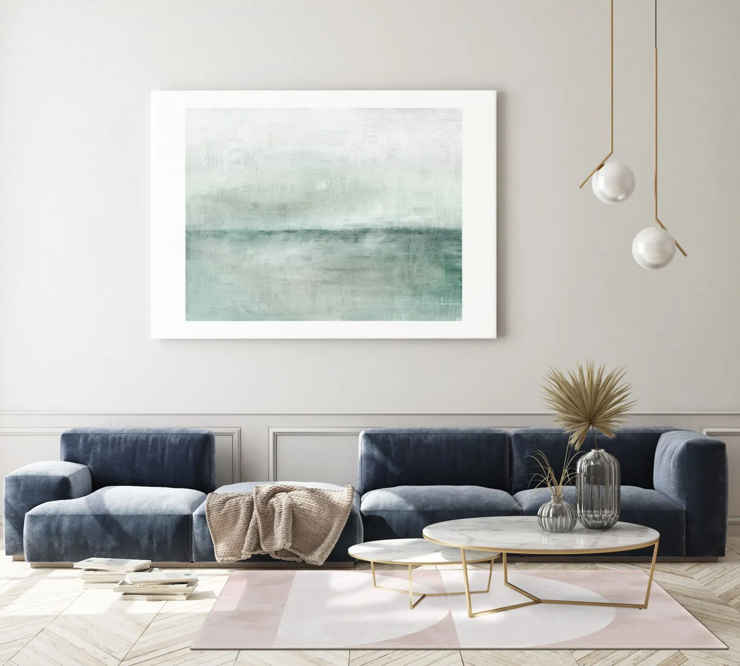 Wilton-tæppe - Tours (beige/hvid)