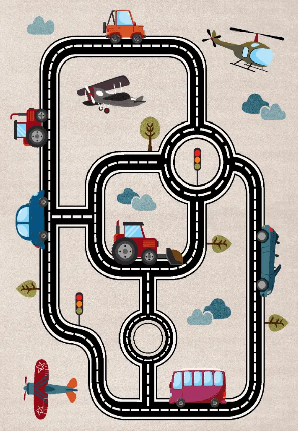 Børnetæppe - Playmat (multi)