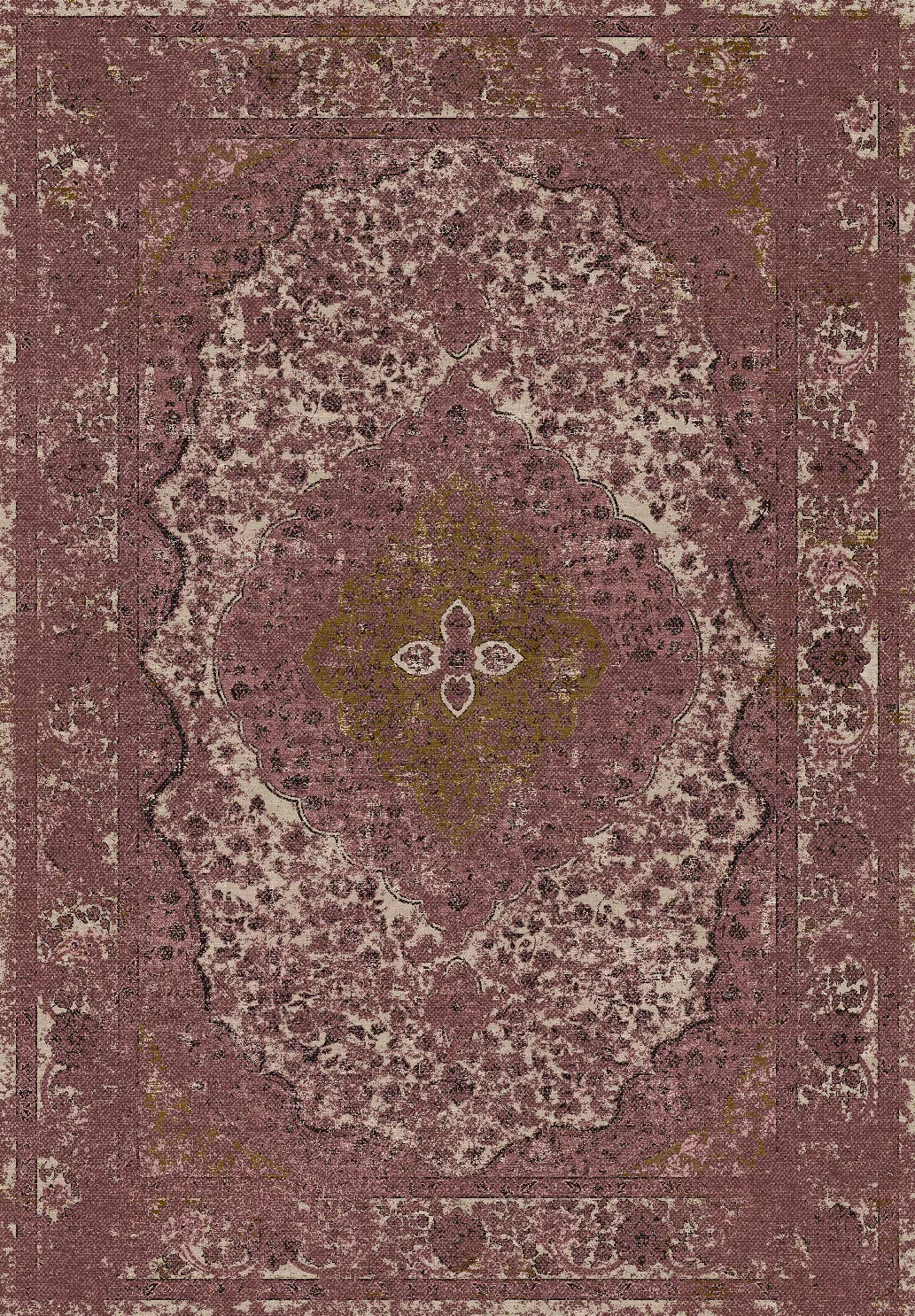 Wilton-tæppe - Lainey (rød)