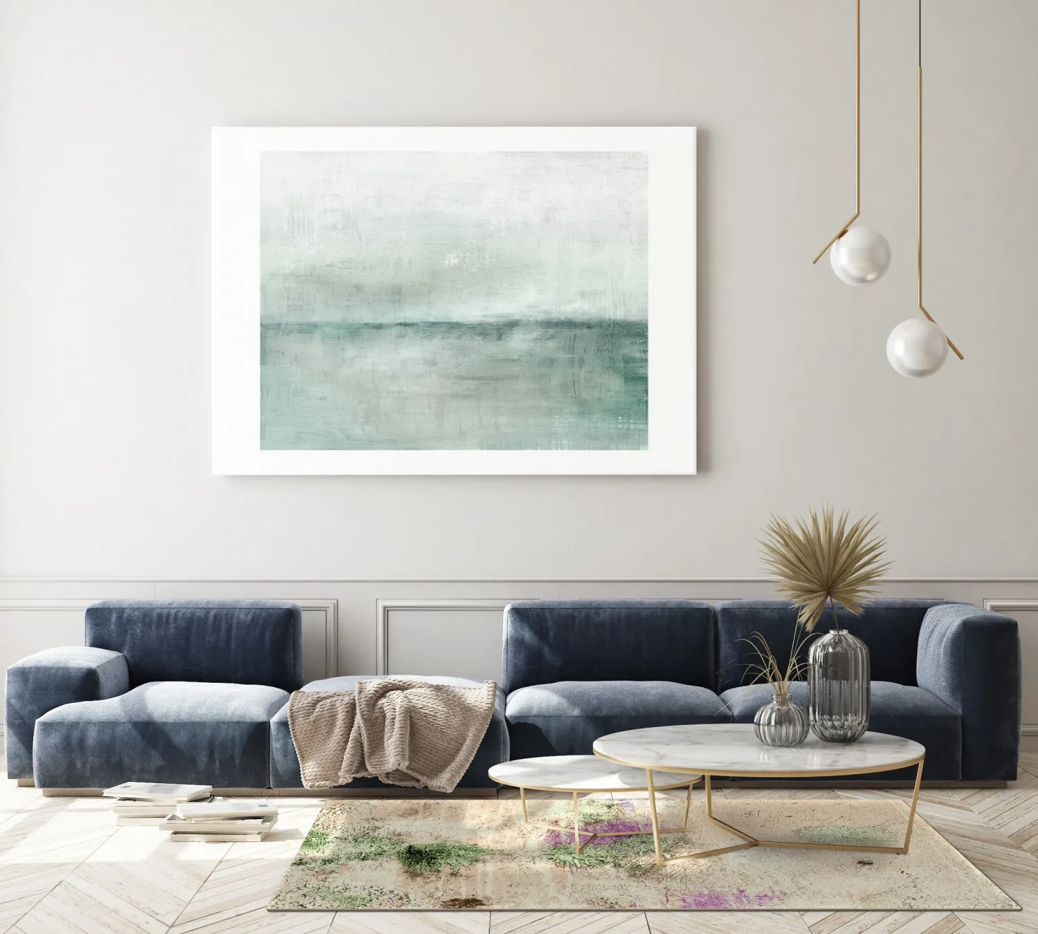 Wilton-tæppe - Dimos (beige/multi)