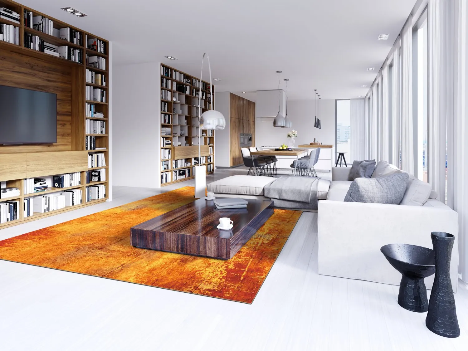 Wilton-tæppe - Cesano (orange)