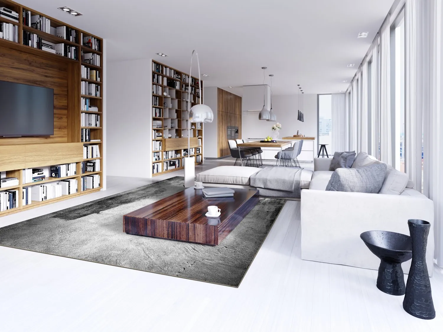 Wilton-tæppe - Esperia (grå)