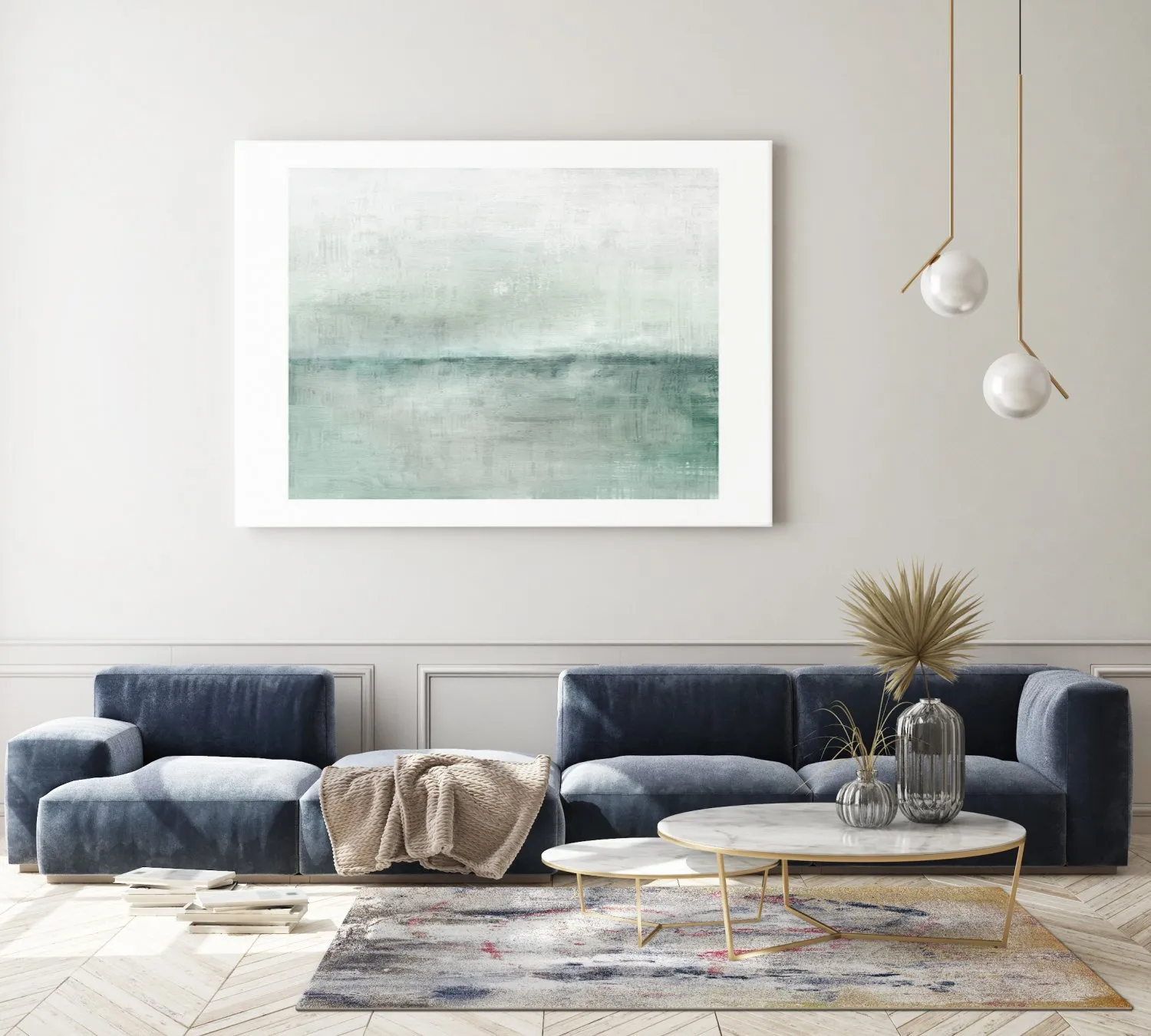 Wilton-tæppe - Laurito (grå/beige/multi)