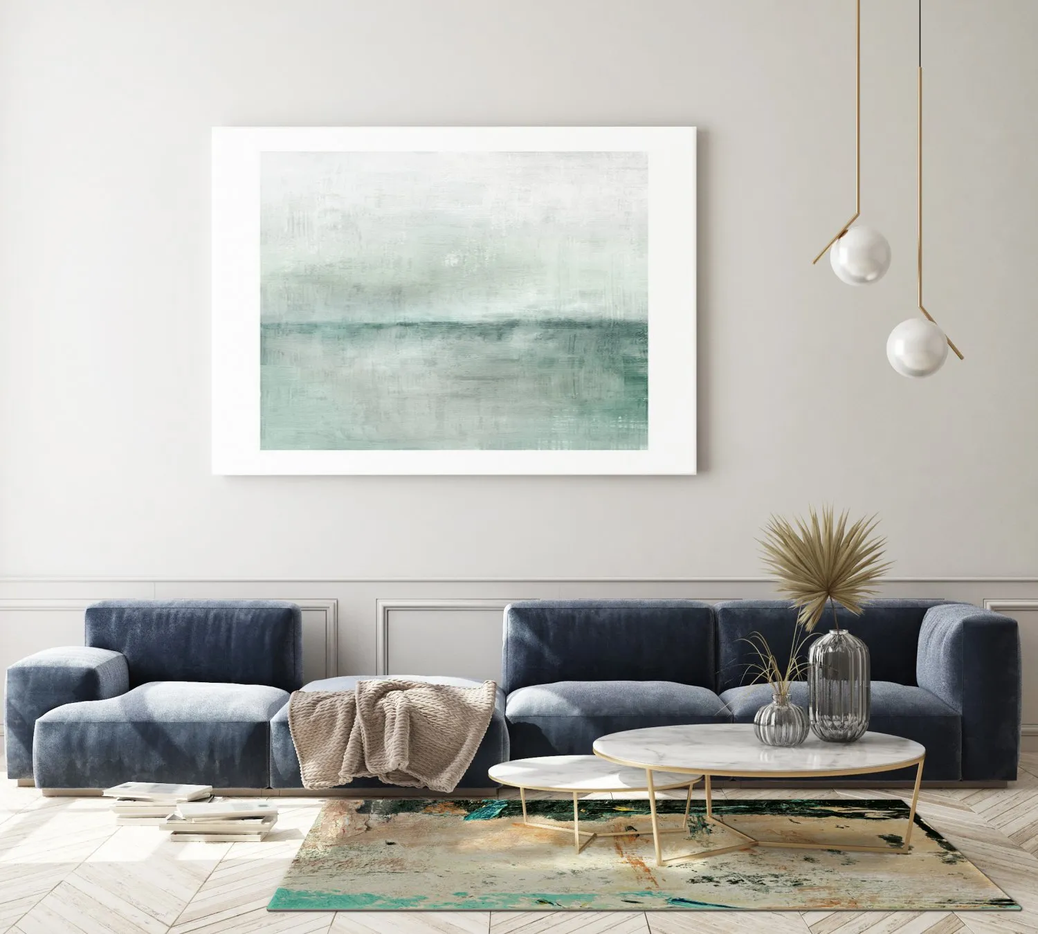 Wilton-tæppe - Tempes (beige/multi)