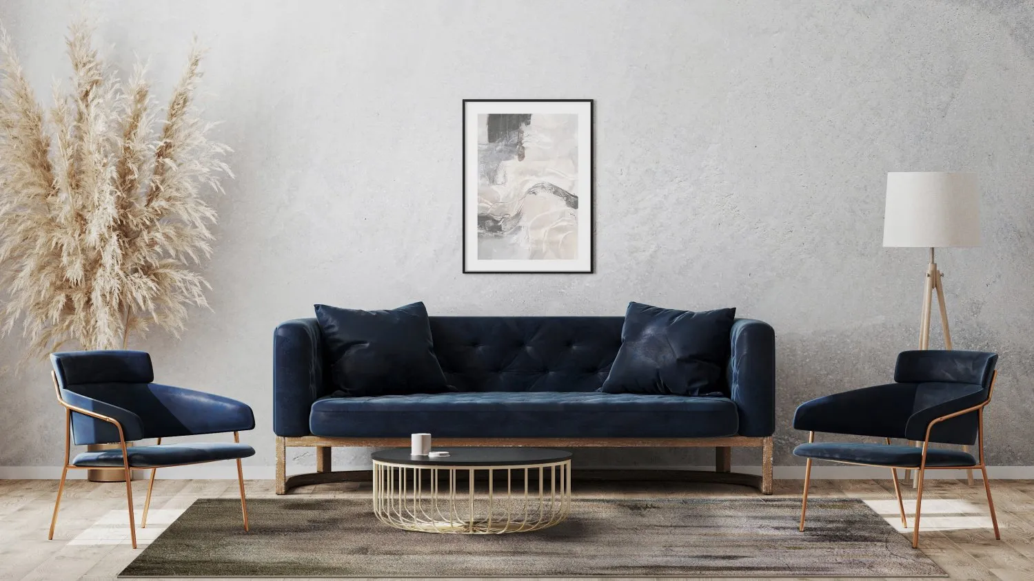 Wilton-tæppe - Polia (grå/brun)