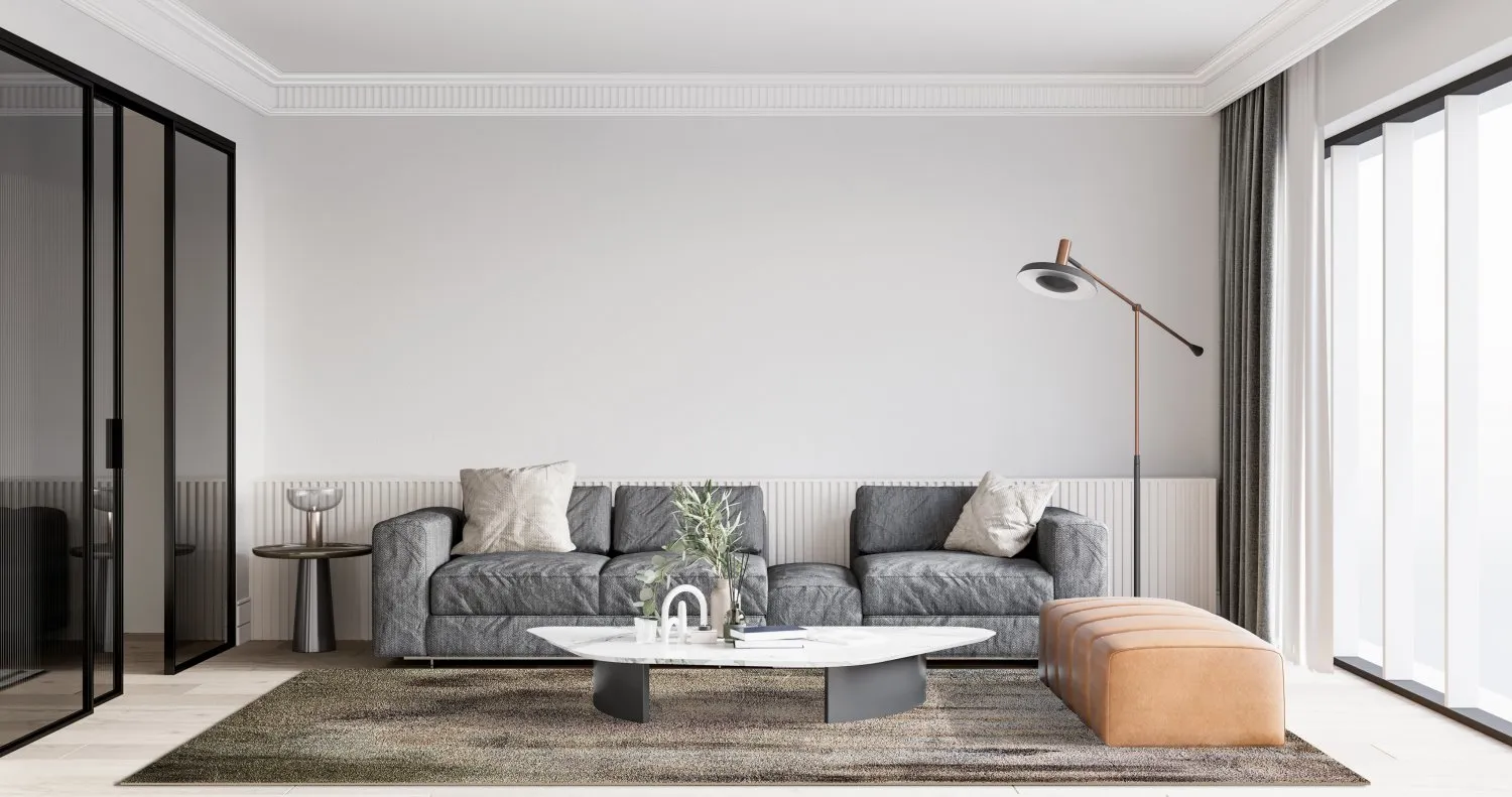 Wilton-tæppe - Polia (grå/brun)