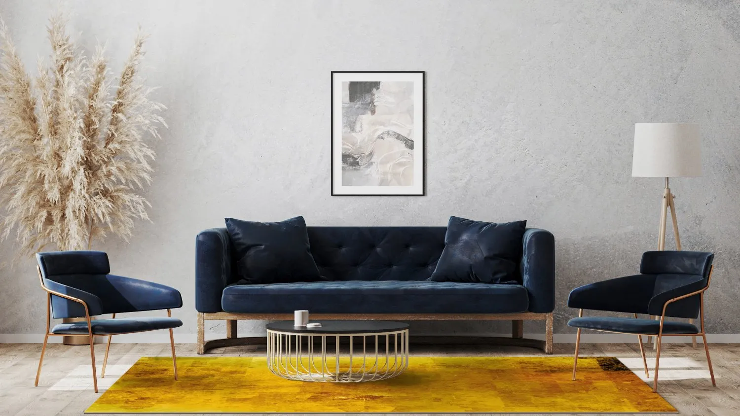 Wilton-tæppe - Benali (guld)