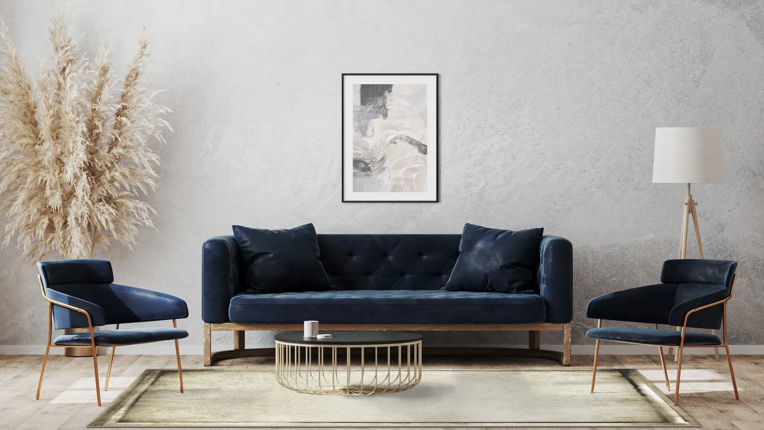 Wilton-tæppe - Arriate (beige/grå)