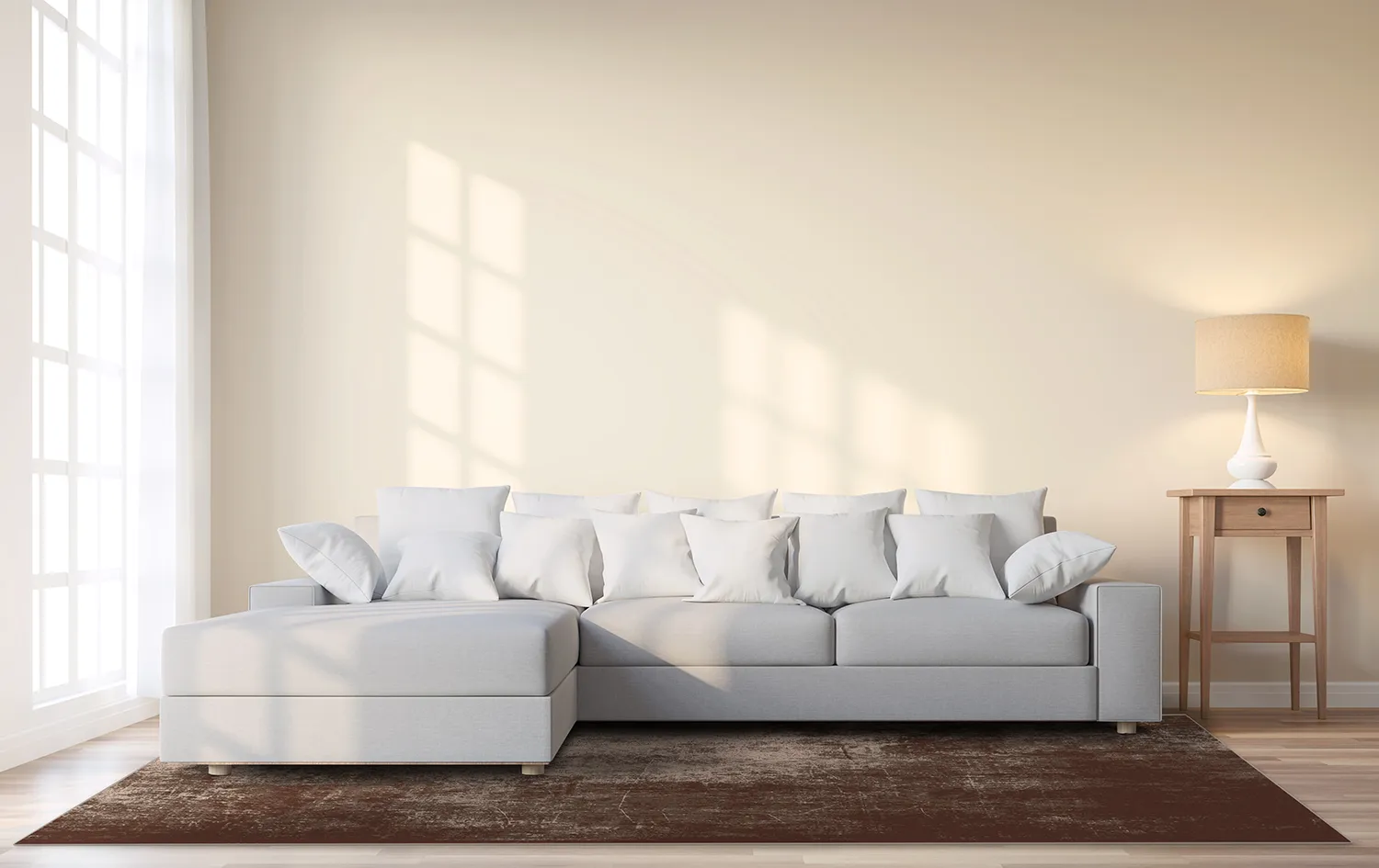 Wilton-tæppe - Lynton (mørkebrun)