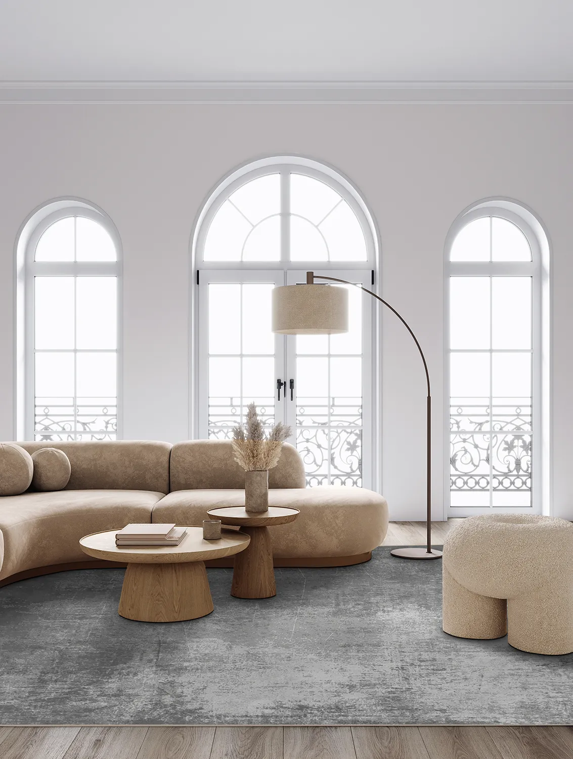 Wilton-tæppe - Lynton (grå)