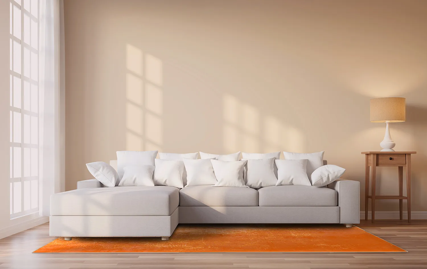 Wilton-tæppe - Lynton (orange)