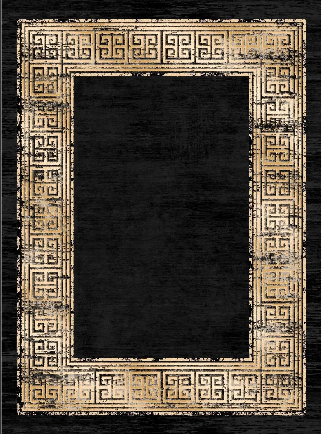 Wilton-tæppe - Tilos (sort)