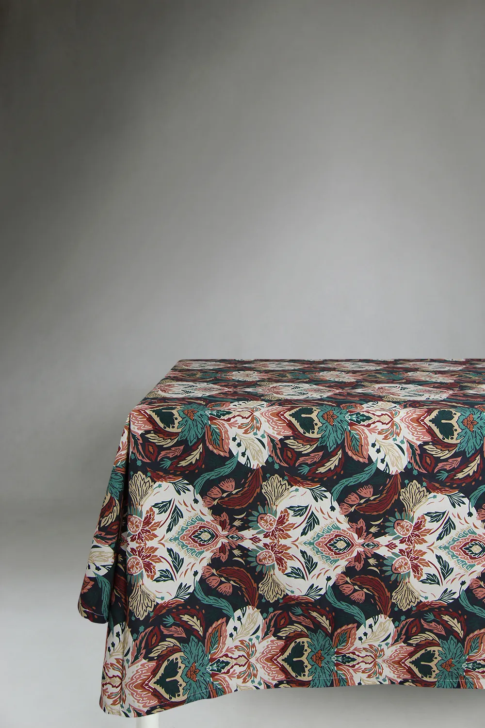 Bomuldsdug - Paula (blå/multi)