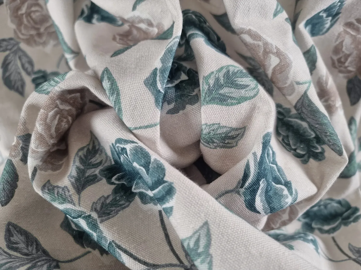 Bomuldsdug - Wreath (blå)