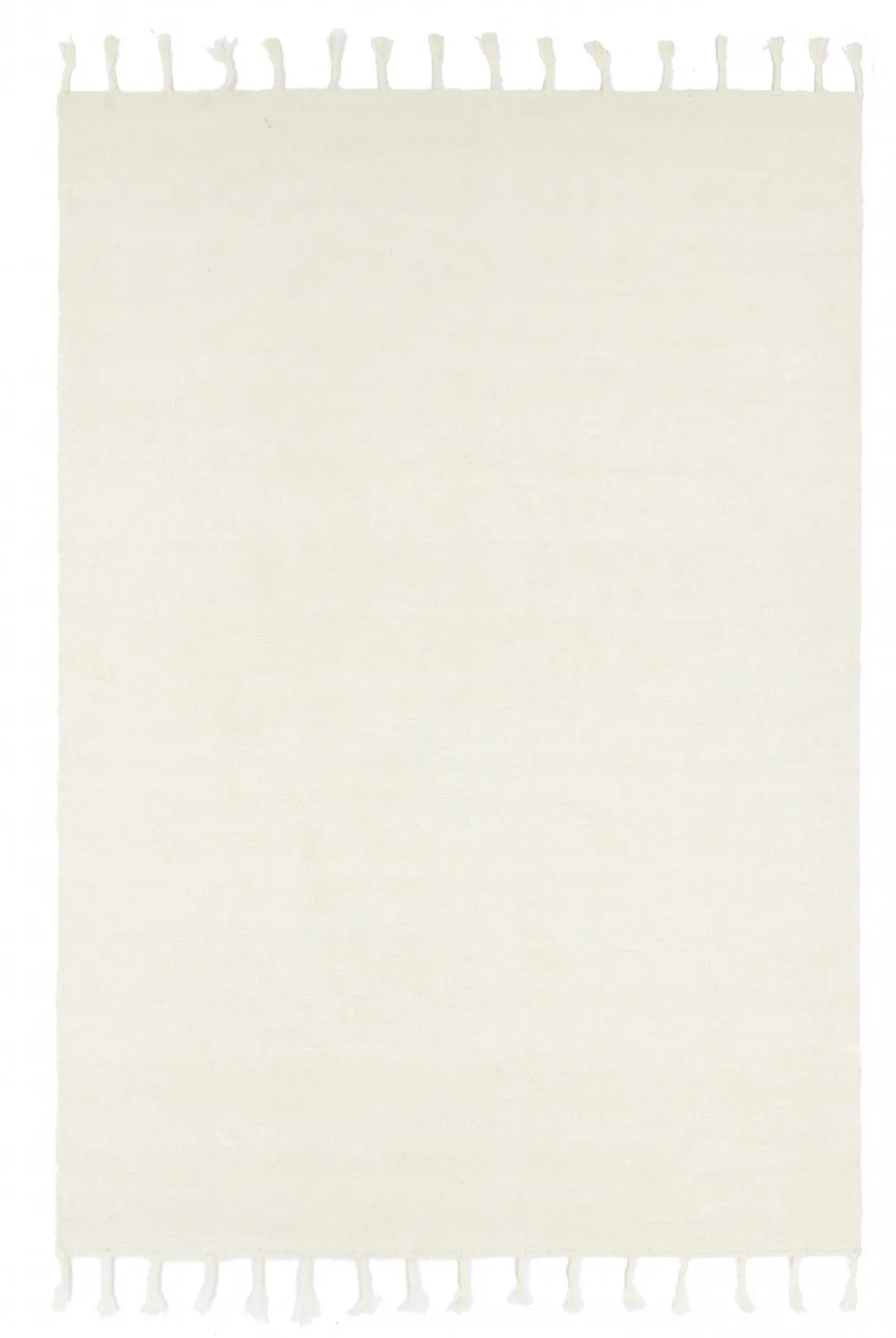 Uldtæppe - Malana (hvid)