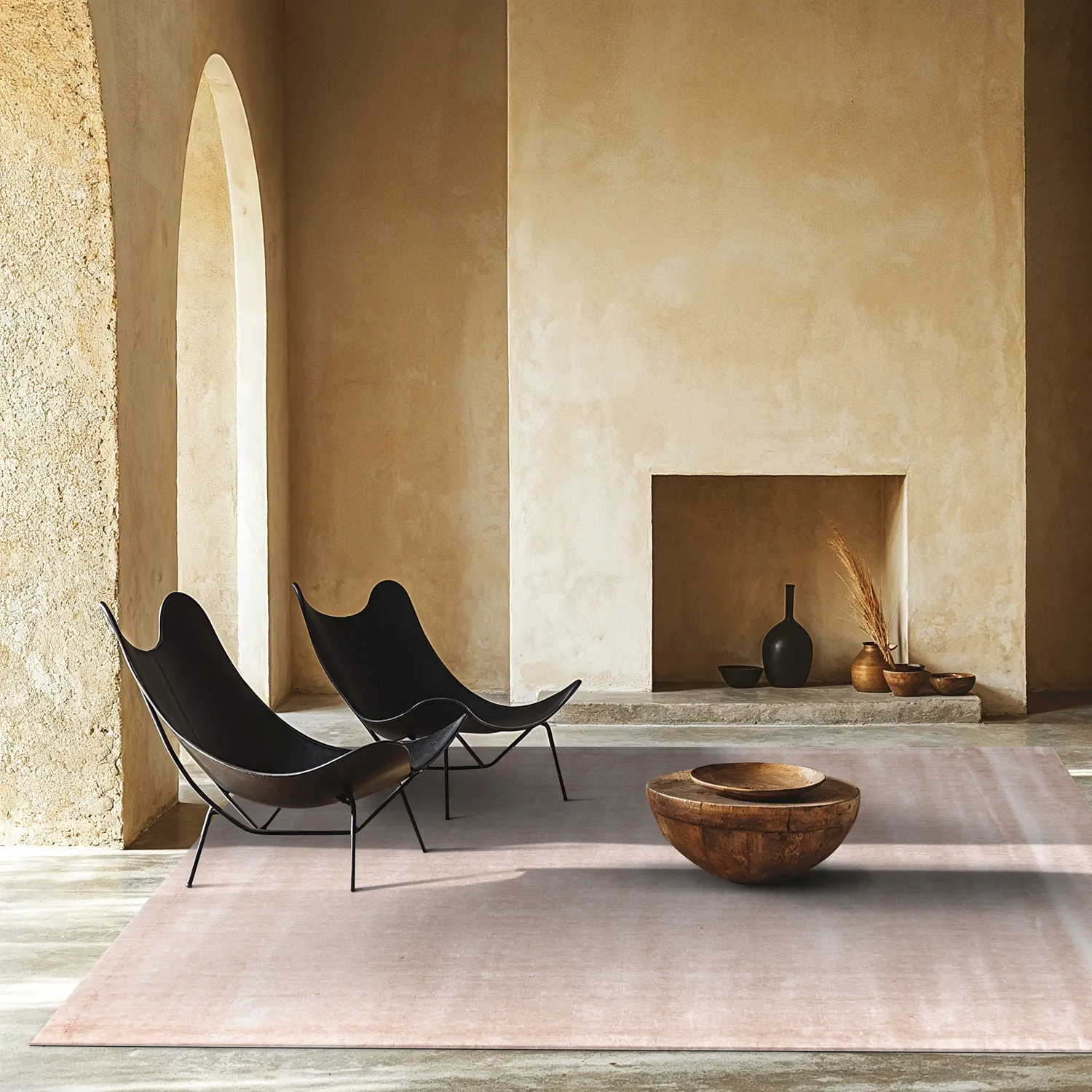 Recycled PET with viscose look (lysebrun)