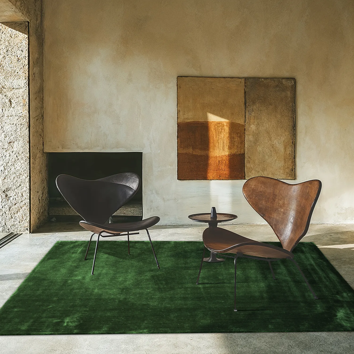 Recycled PET with viscose look (grøn)