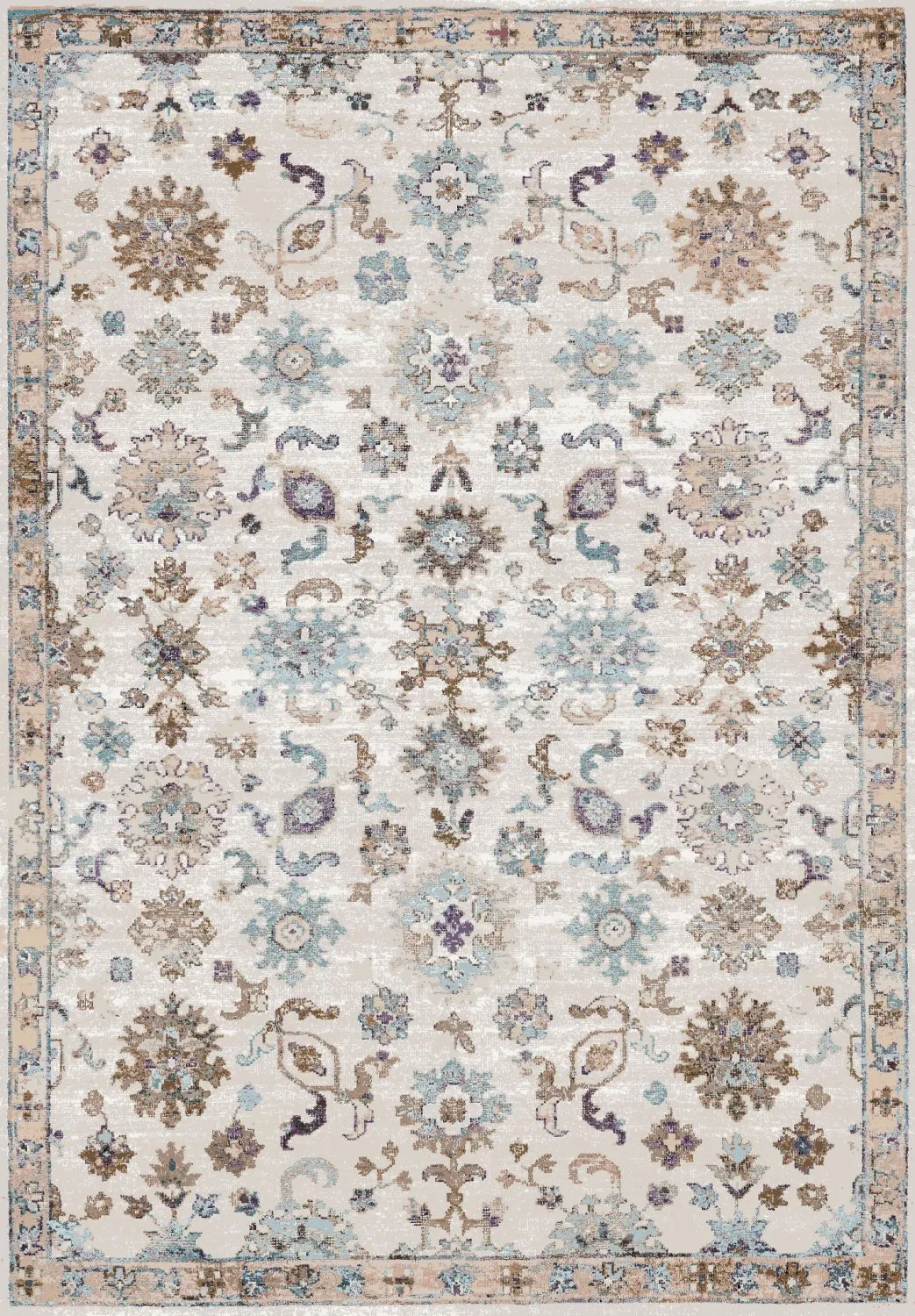 Wilton-tæppe - Eden (multi)