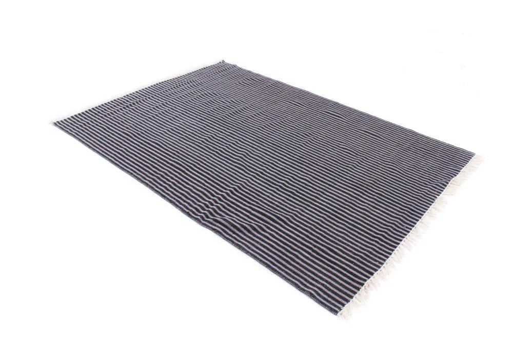 Kludetæppe - Eila (grå/sort-grå)