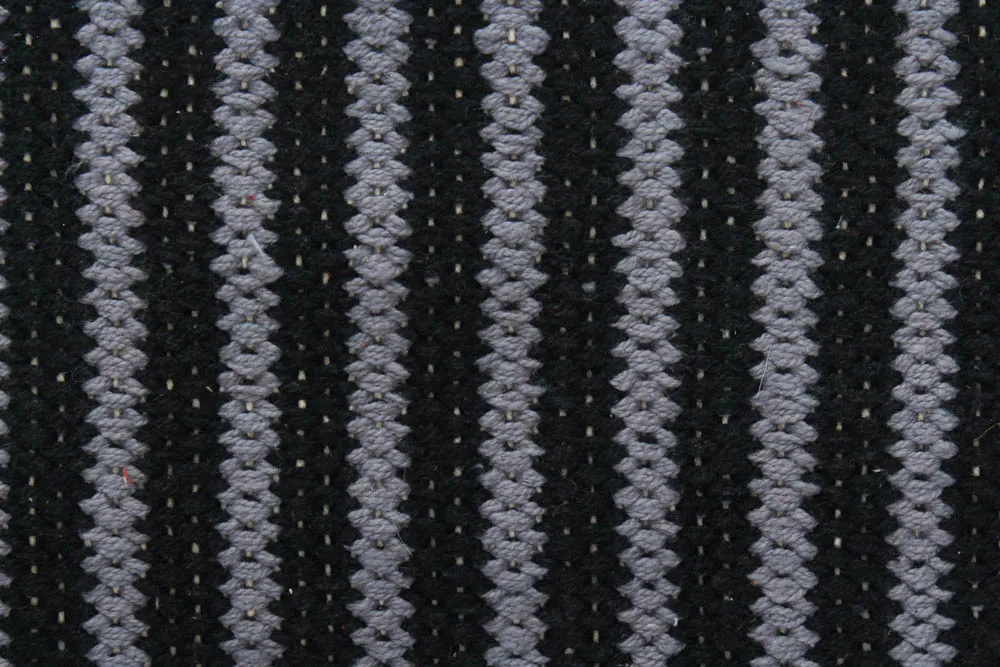 Kludetæppe - Eila (grå/sort-grå)