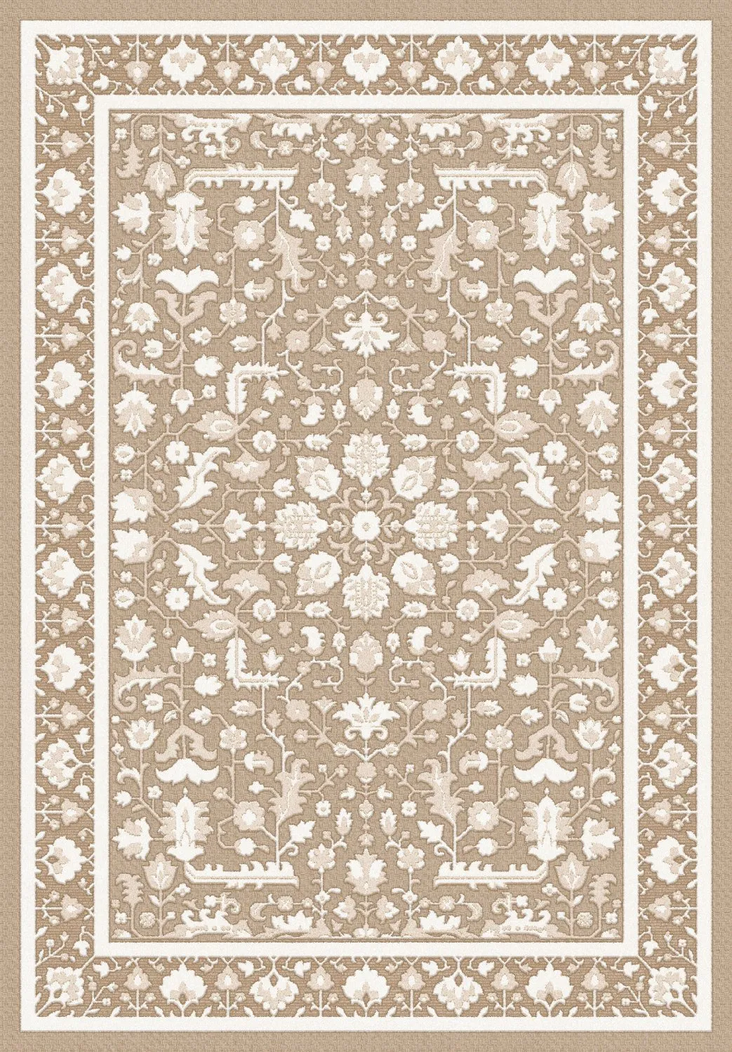 Wilton-tæppe - Ember (beige/offwhite)