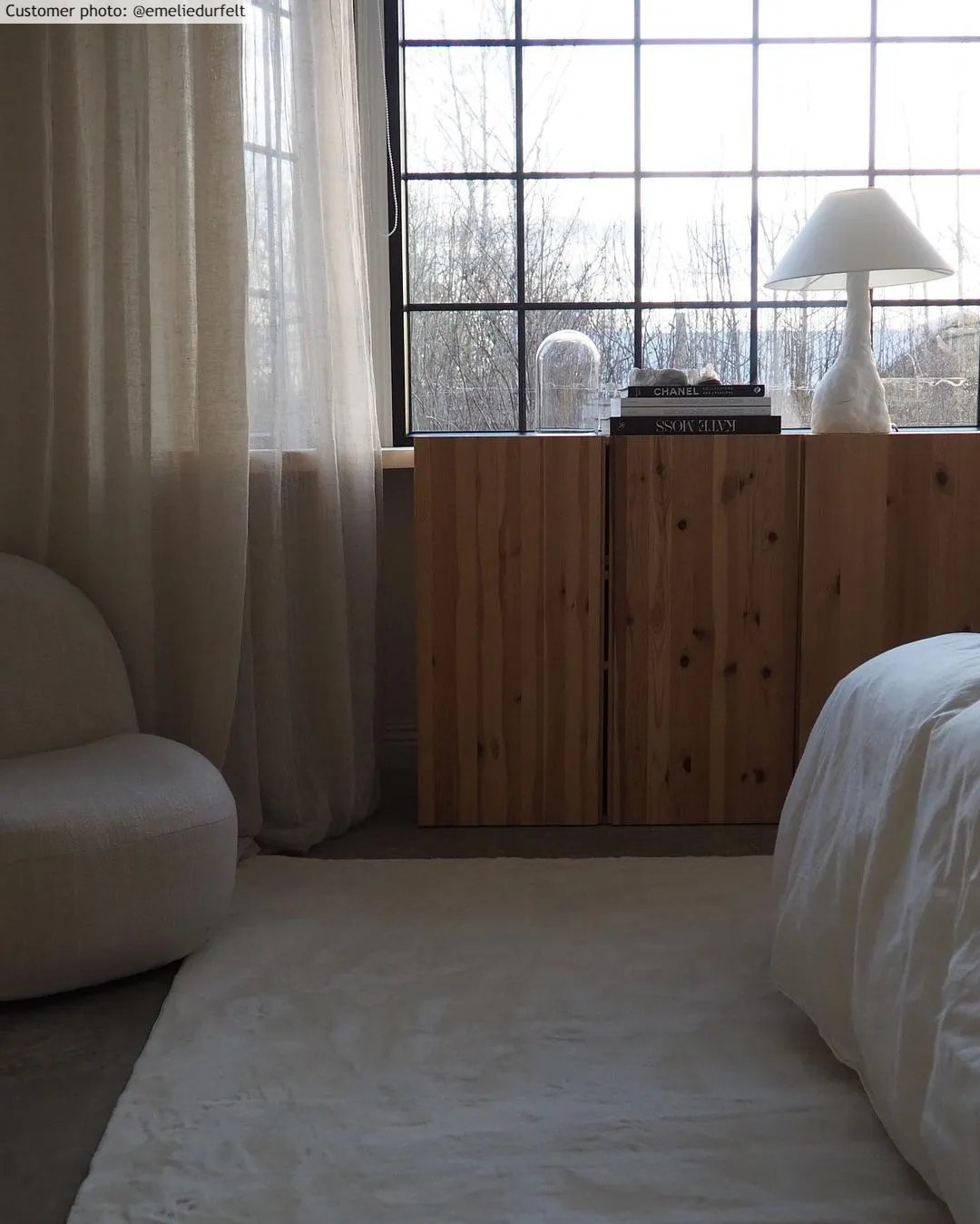 Ryatæpper - Aranga Super Soft Fur (hvid)