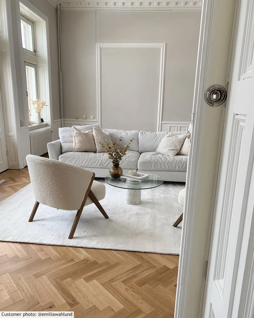 Viscose-tæppe - Jodhpur Special Luxury Edition (offwhite)