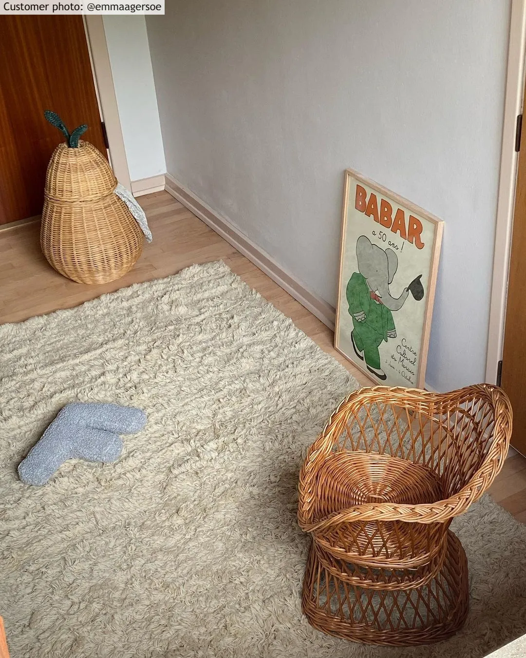 Uldtæppe - Aliste Wool Shaggy (alabaster gleam)