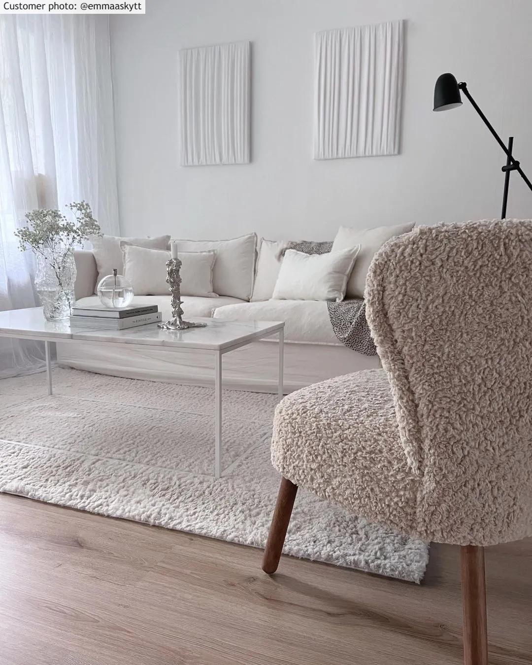 Ryatæpper - Kanvas (beige)