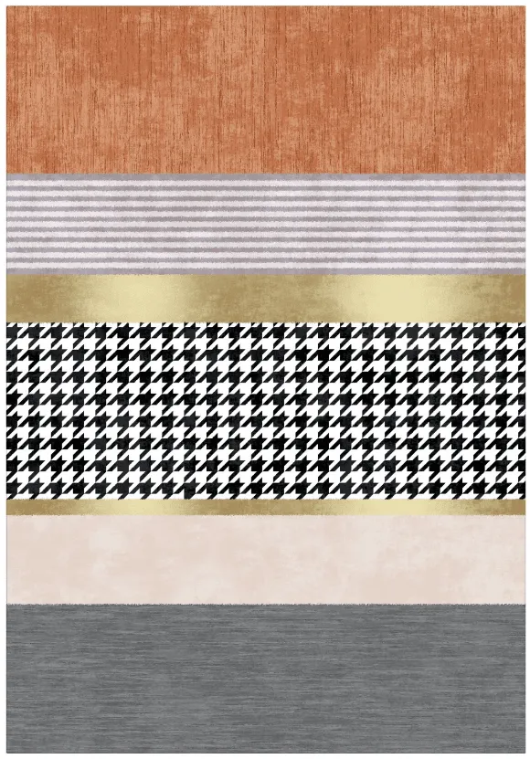 Wilton-tæppe - Esme (orange/multi)