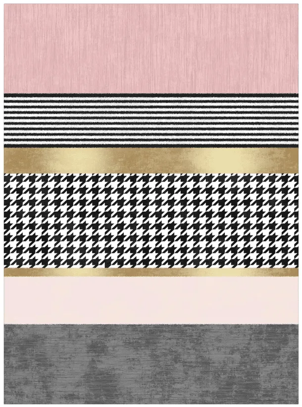 Wilton-tæppe - Esme (lyserød/multi)