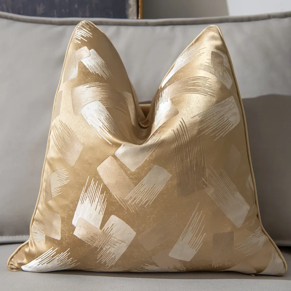 Pudebetræk - European Luxury 45 x 45 cm (guld)