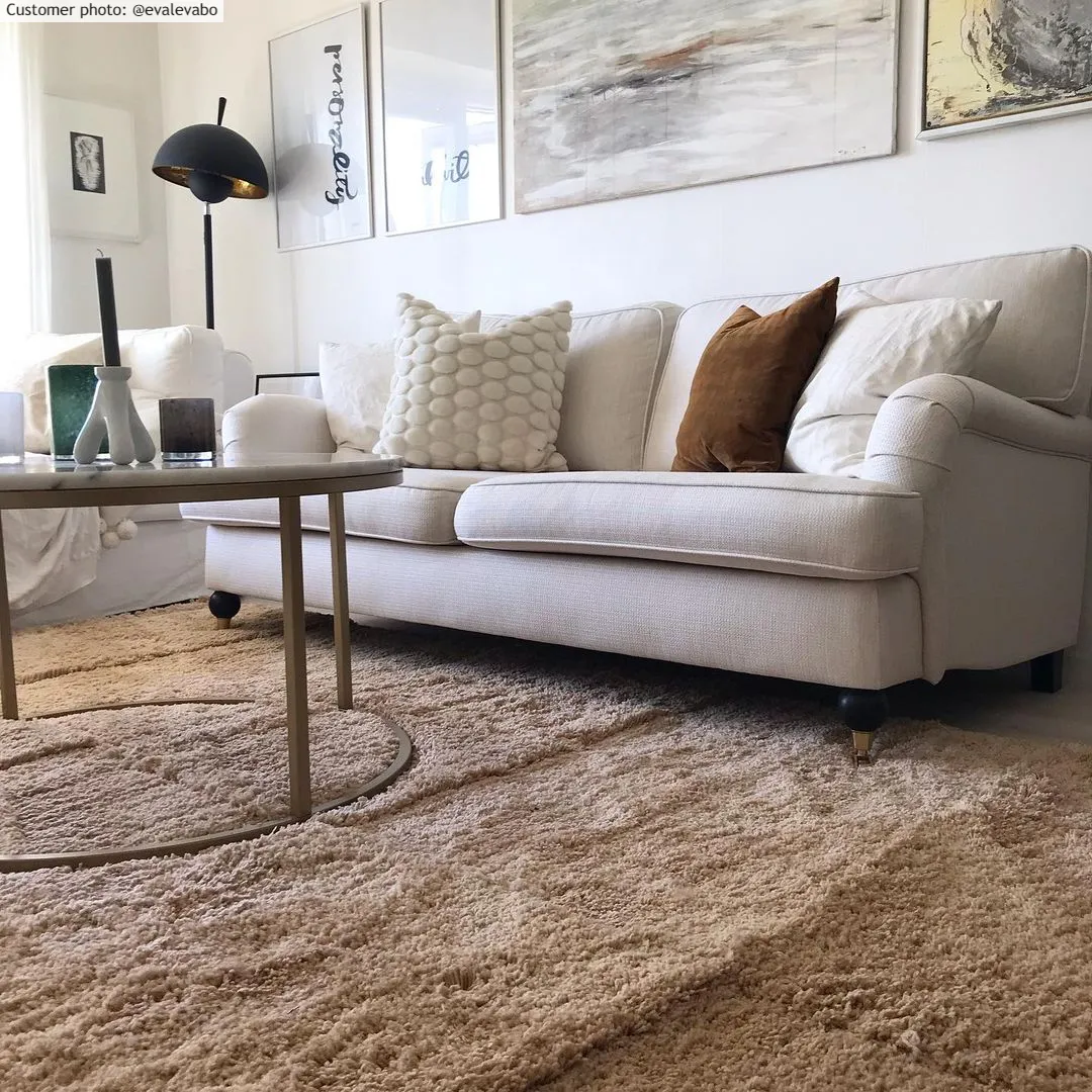 Ryatæpper - Cannes (beige)