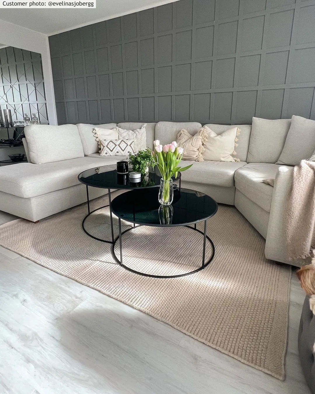 Uldtæppe - Coastal (creme)