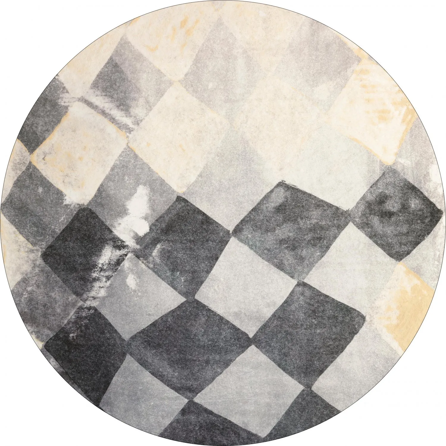 Rundt tæppe - Daire (multi)