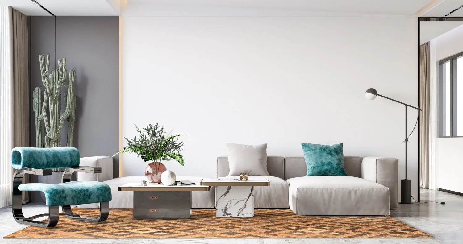 Wilton-tæppe - Lamego (beige/brun)