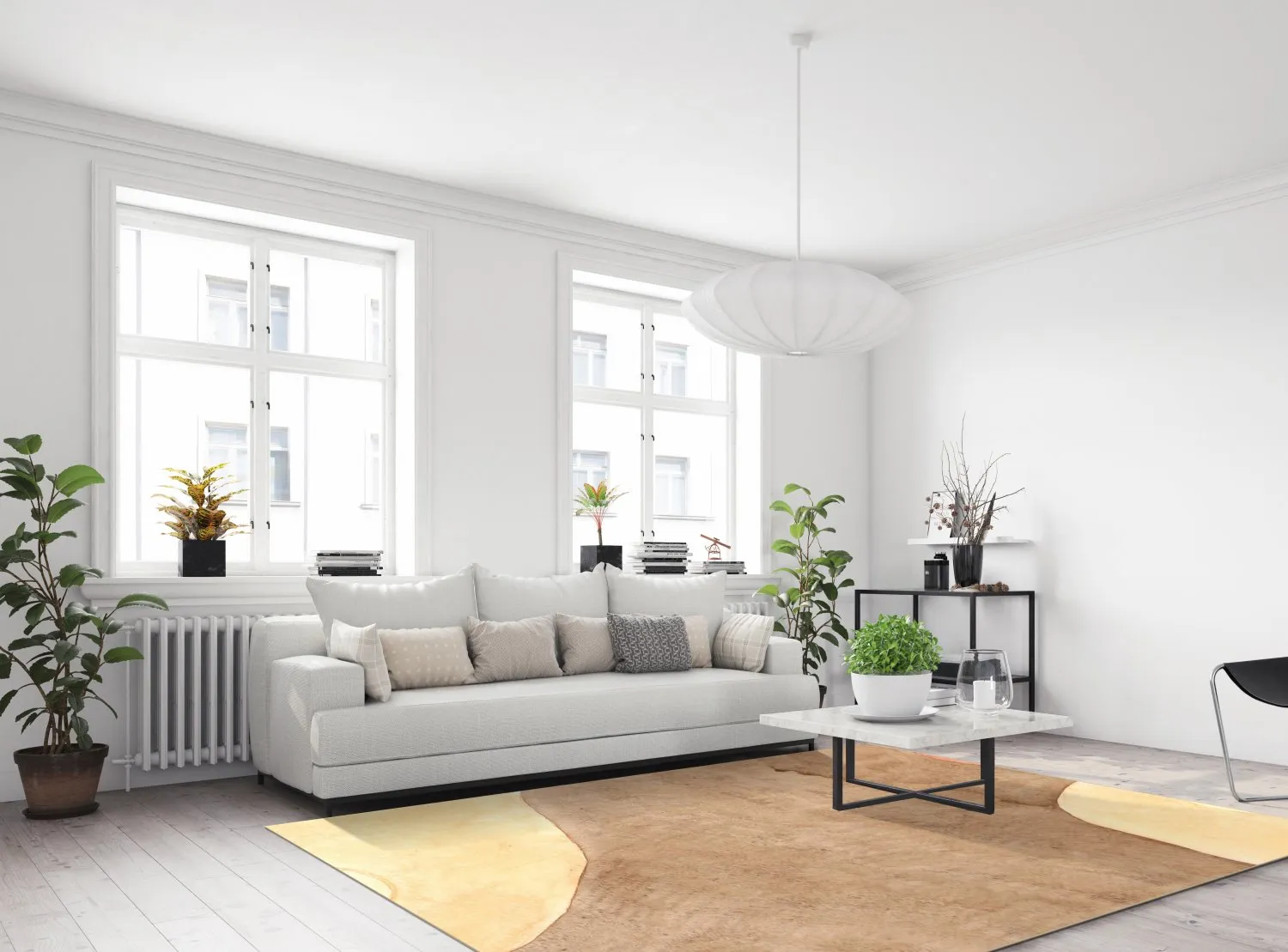 Wilton-tæppe - Nisa (brun/beige)