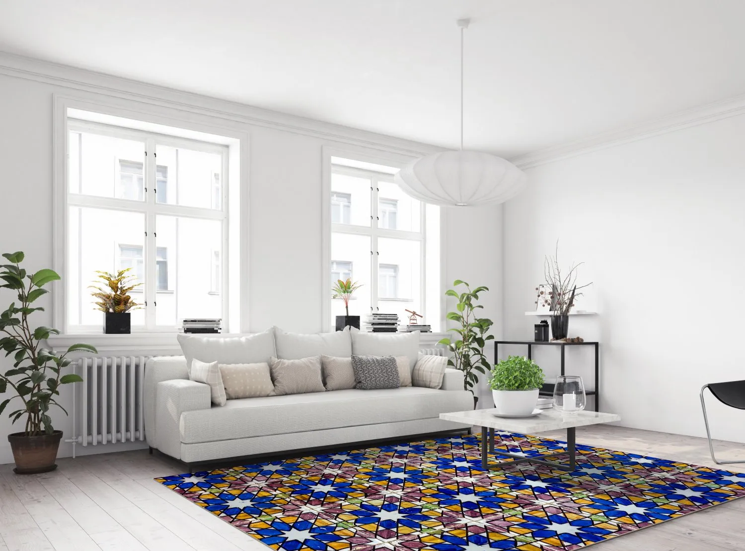 Wilton-tæppe - Rei (multi)