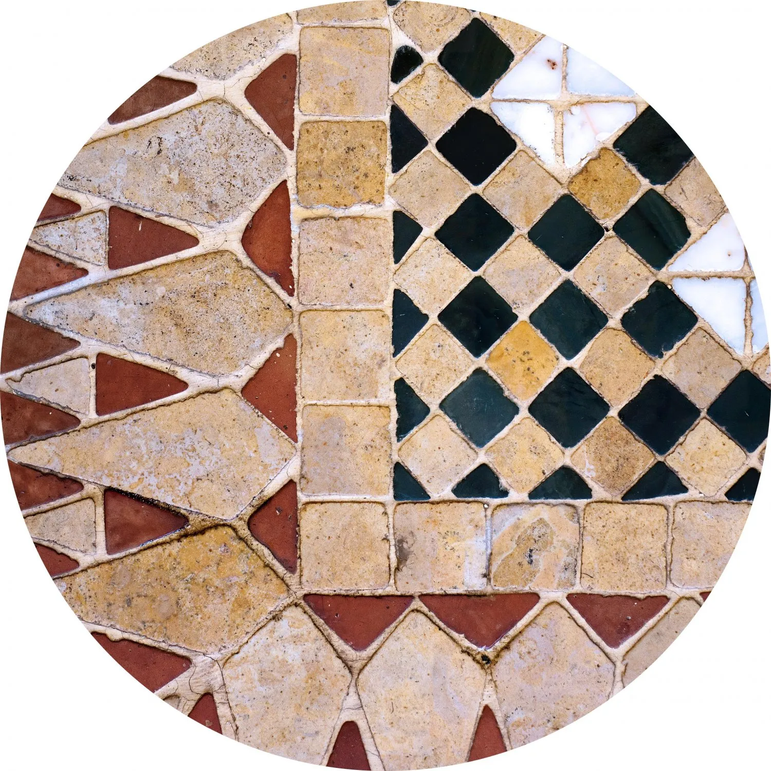 Rundt tæppe - Cinto (multi)