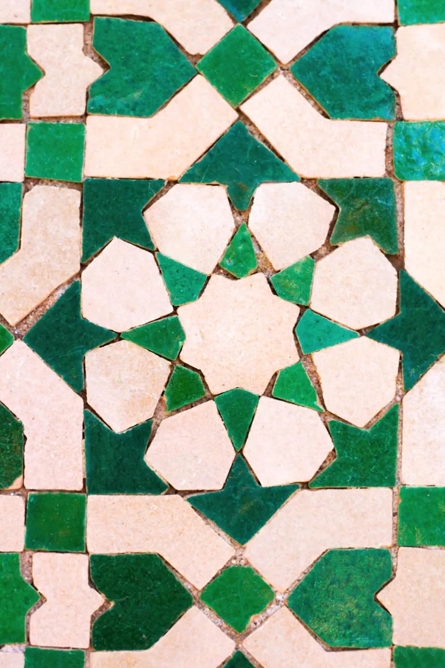 Wilton-tæppe - Chia (grøn/beige)