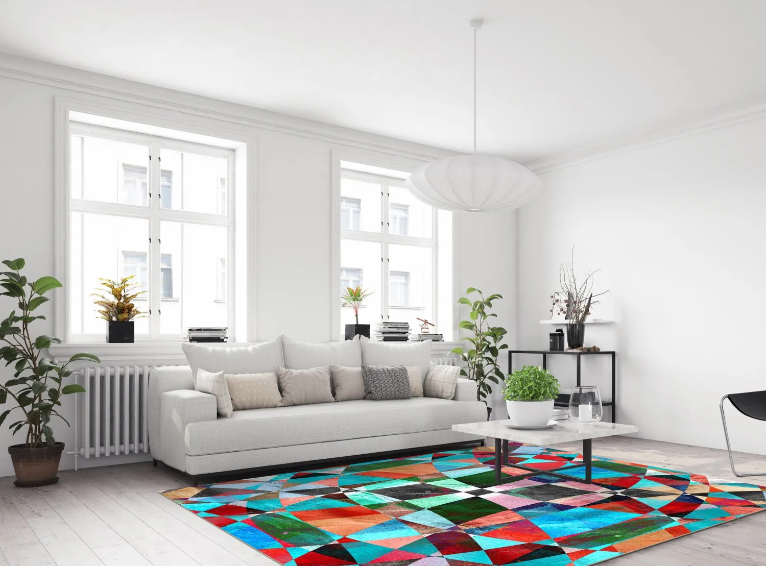 Wilton-tæppe - Piana (multi)