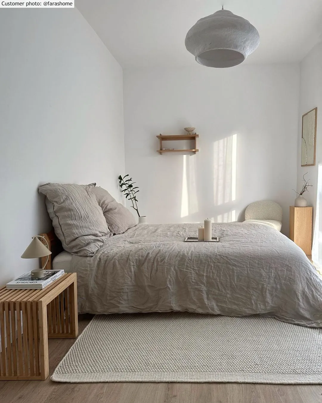 Uldtæppe - Coastal (creme)