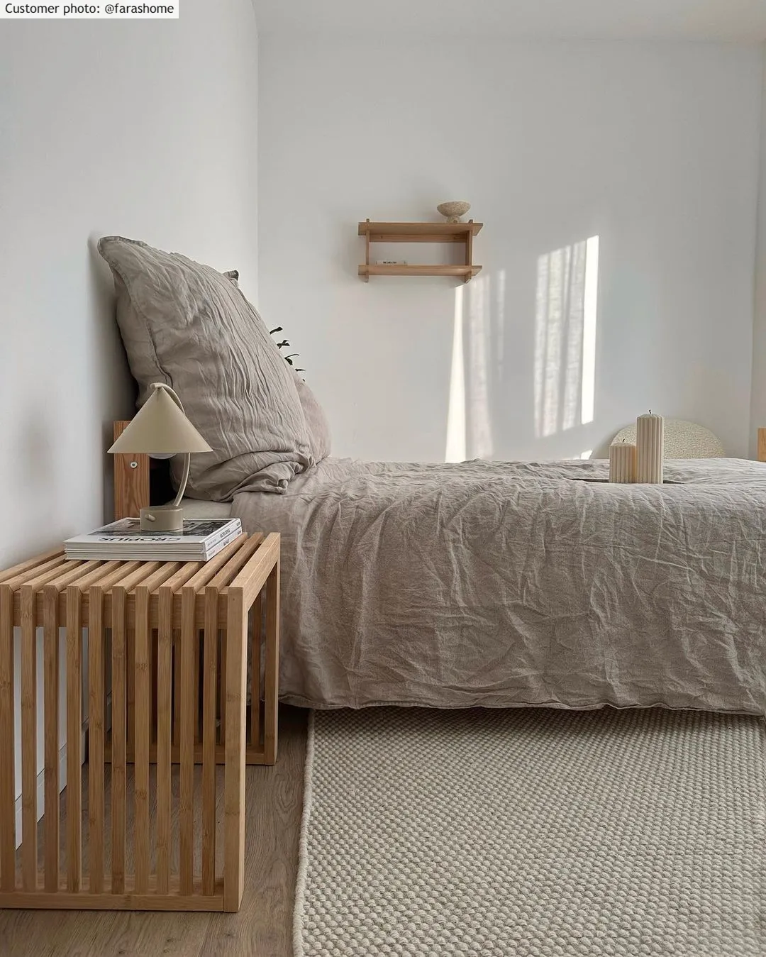 Uldtæppe - Coastal (creme)