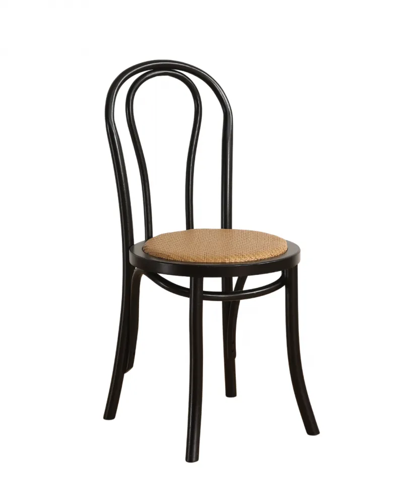 Stol - Bistro (rotting/sort) - 2 stk