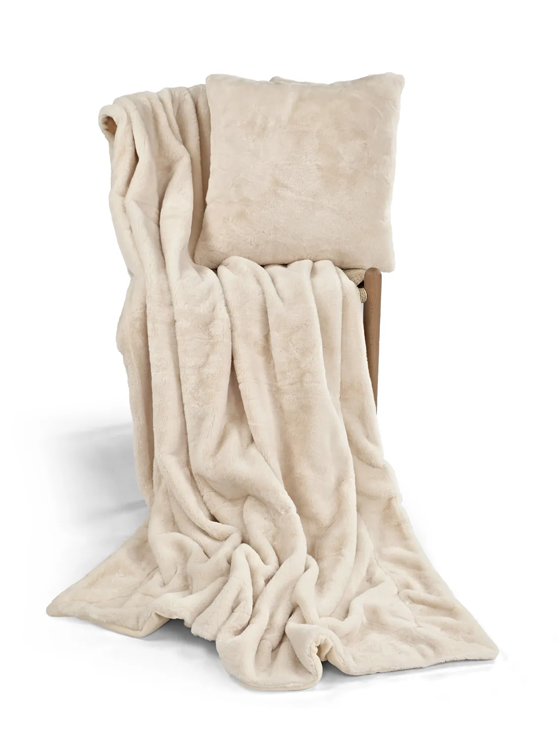 Tæpper - Aranga Super Soft Throw (beige)