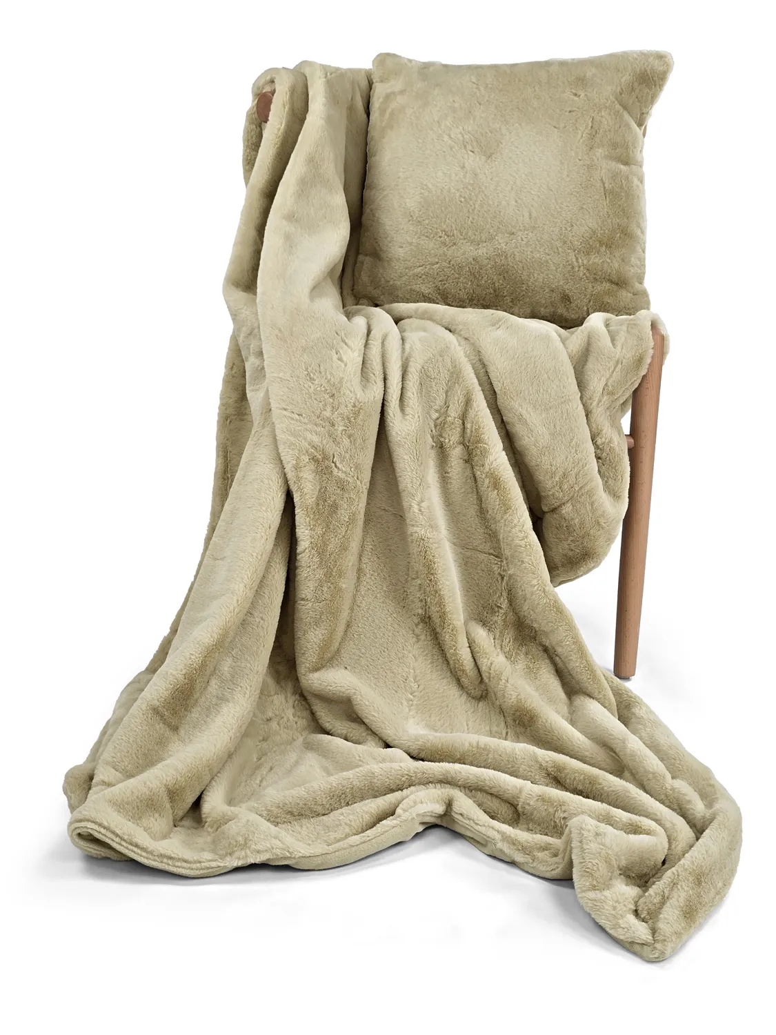 Tæpper - Aranga Super Soft Throw (lysegrøn)