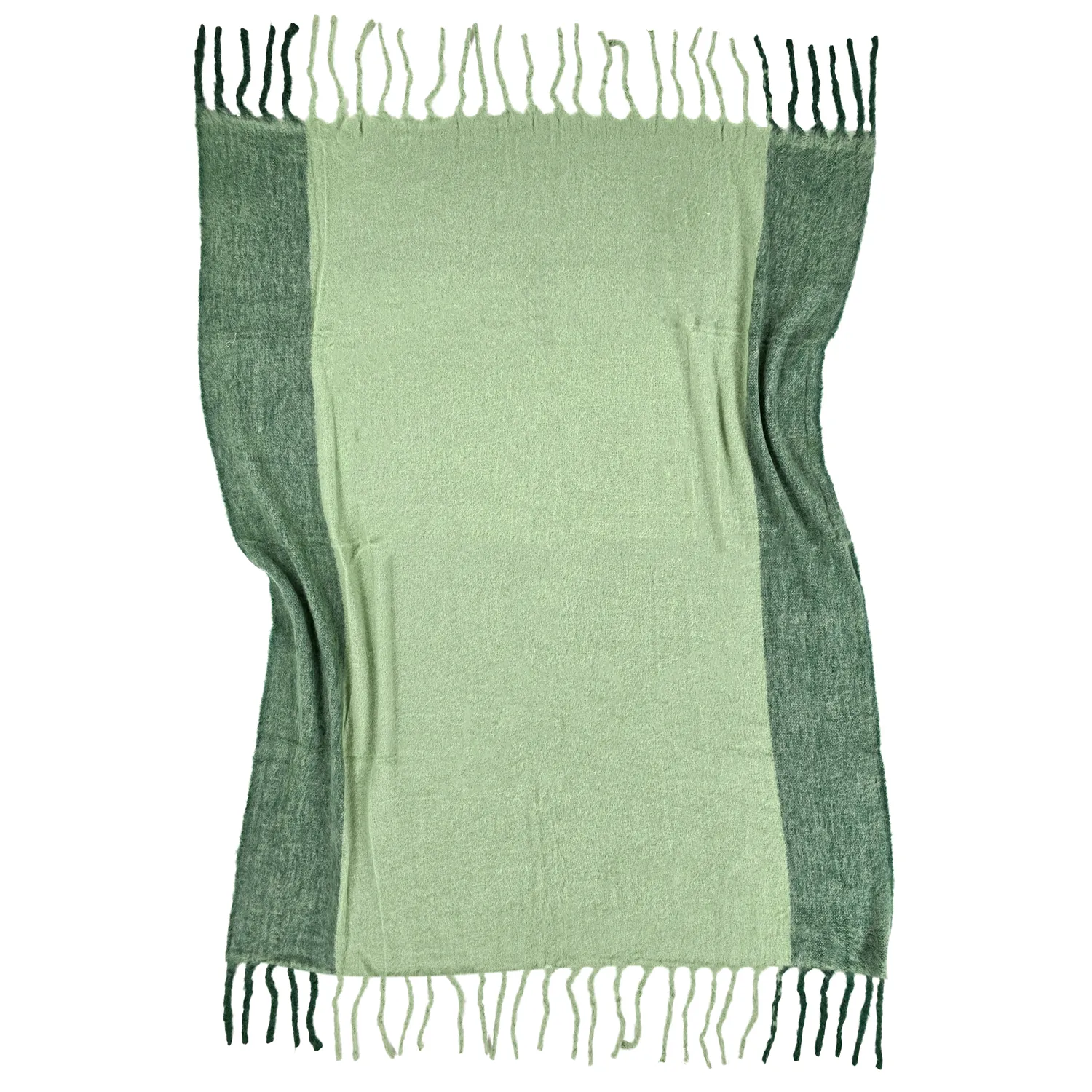 Tæpper - Plaid i uldblandning - Carol (grøn)